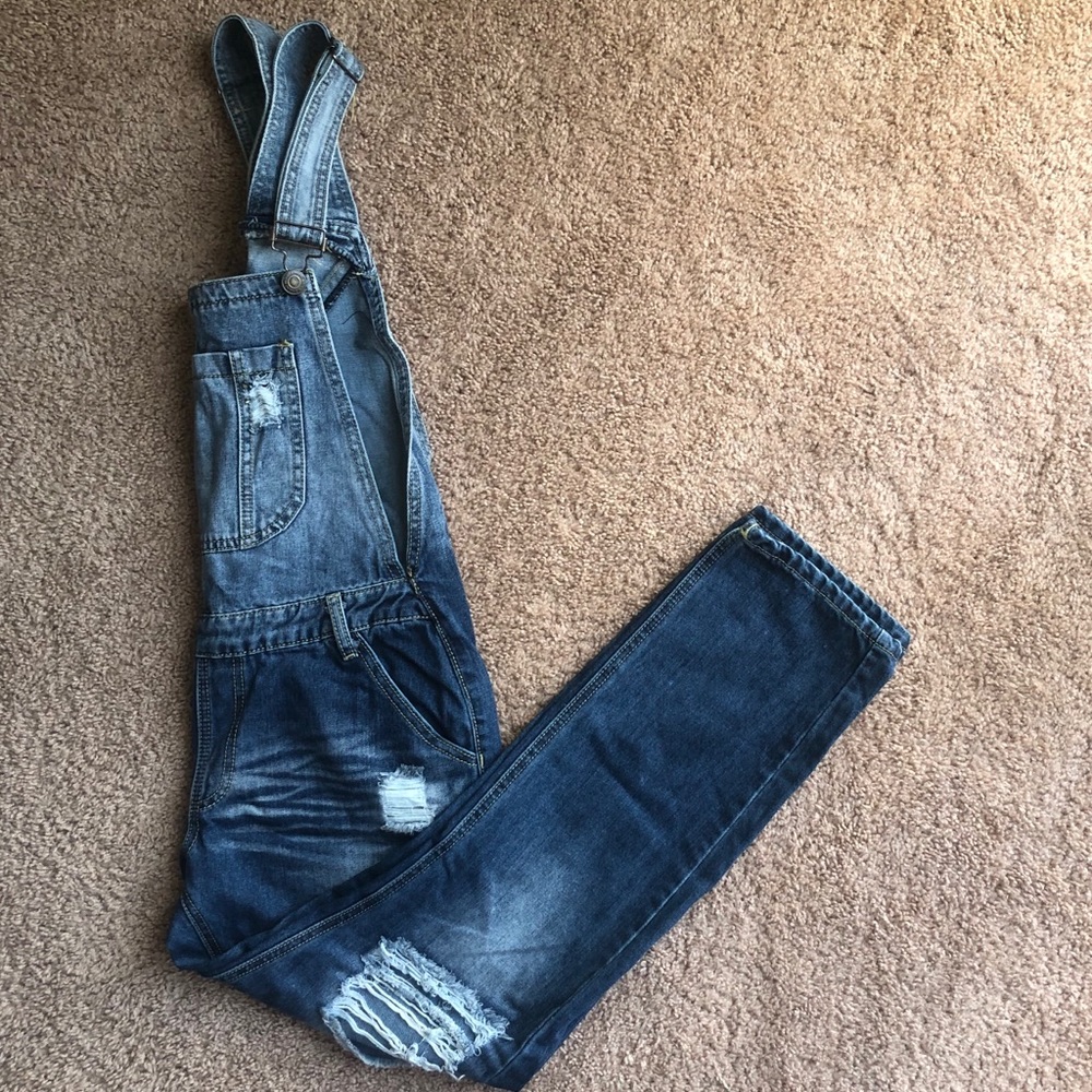 Denim Overalls
